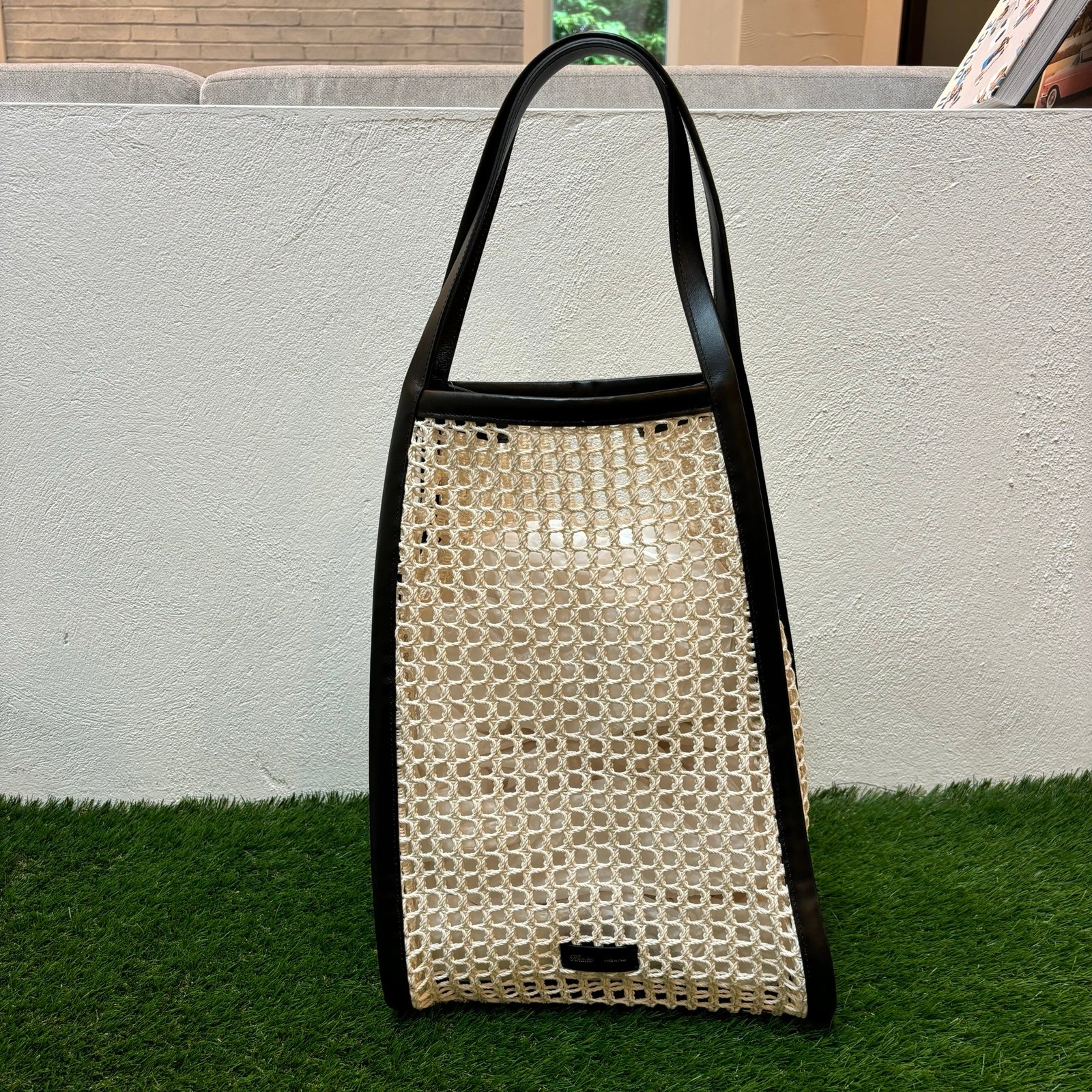 Khaite all June Woven Tote Bag
