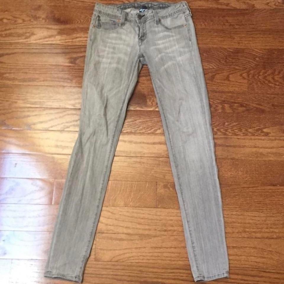Genetic Denim Gray y2k Low rise Skinny Jeans