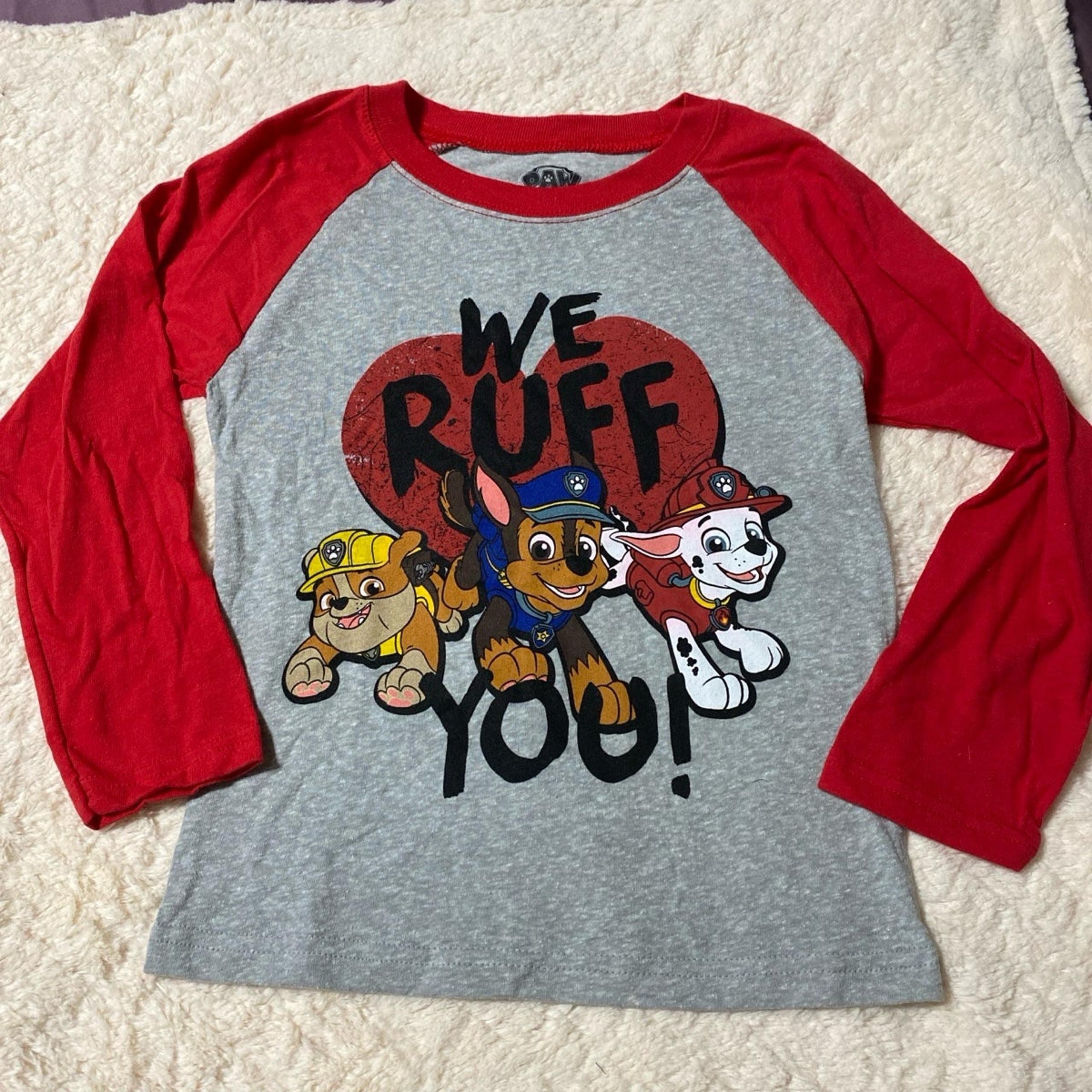 Paw Patrol boys Valentine’s Day shirt top New 4t