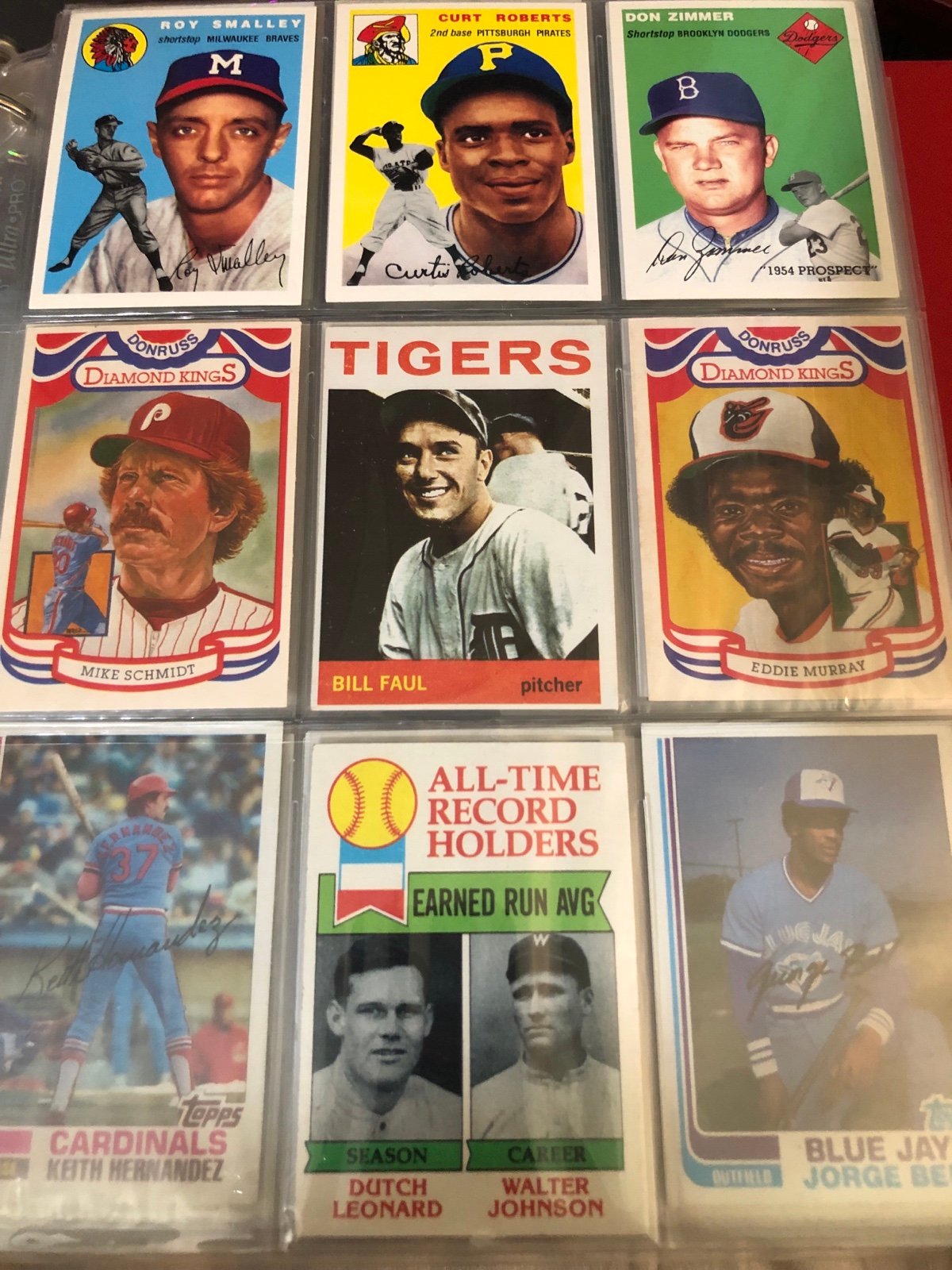 Vintage baseball binder