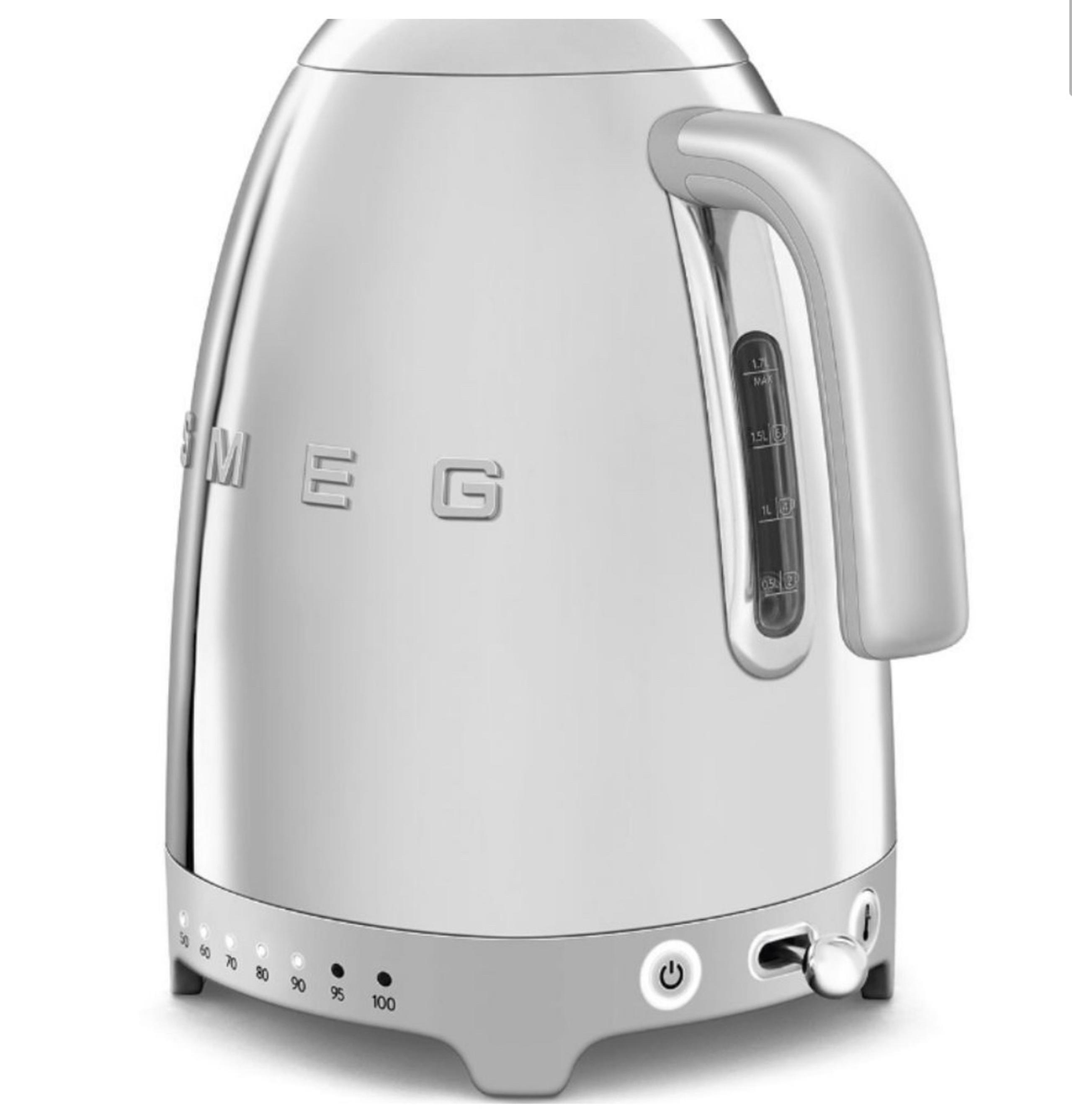 Smeg Electric Kettle Retro-Style- Steel