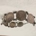 Vintage Edwardian Silver Coin Bracelet King George V British Three Pence 1930s