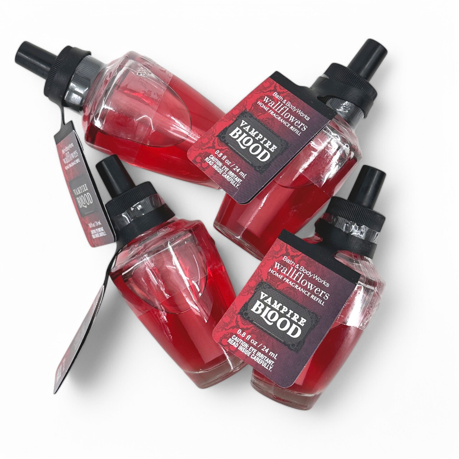 Vampire Blood Wallflower Fragrance Refills Bath and Body Works Lot of 4