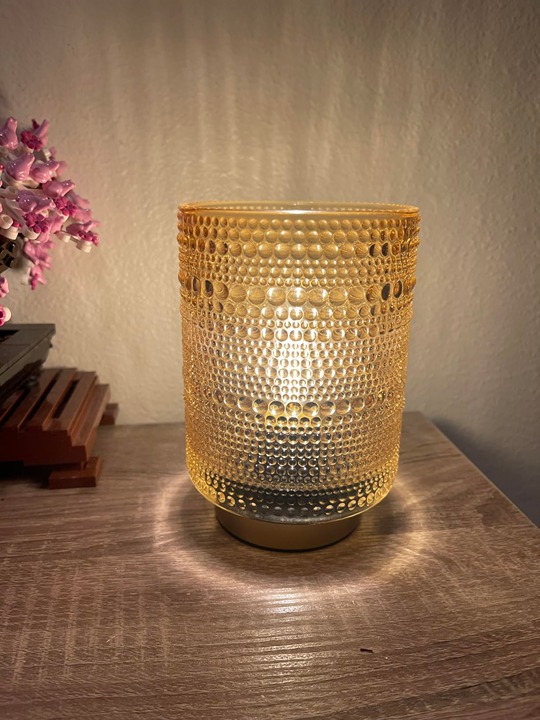 Battery Operated Lamp with Timer, Cordless Battery Powered Table Lamps