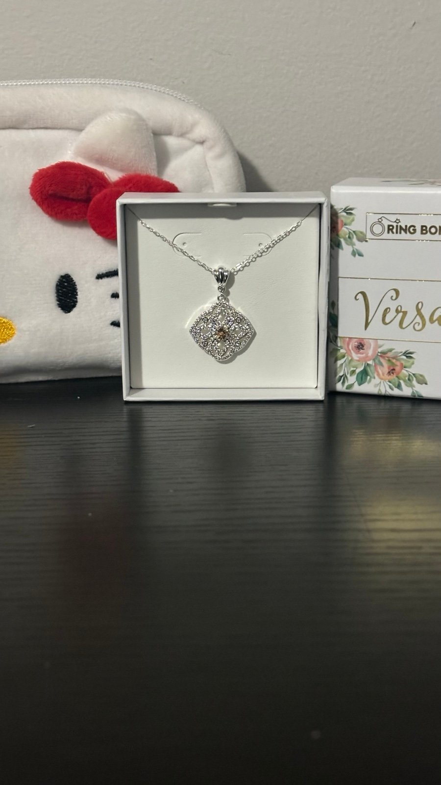 Bomb Party Versailles The Marie Louise Pendant Morganite .925 Sterling RBP2600