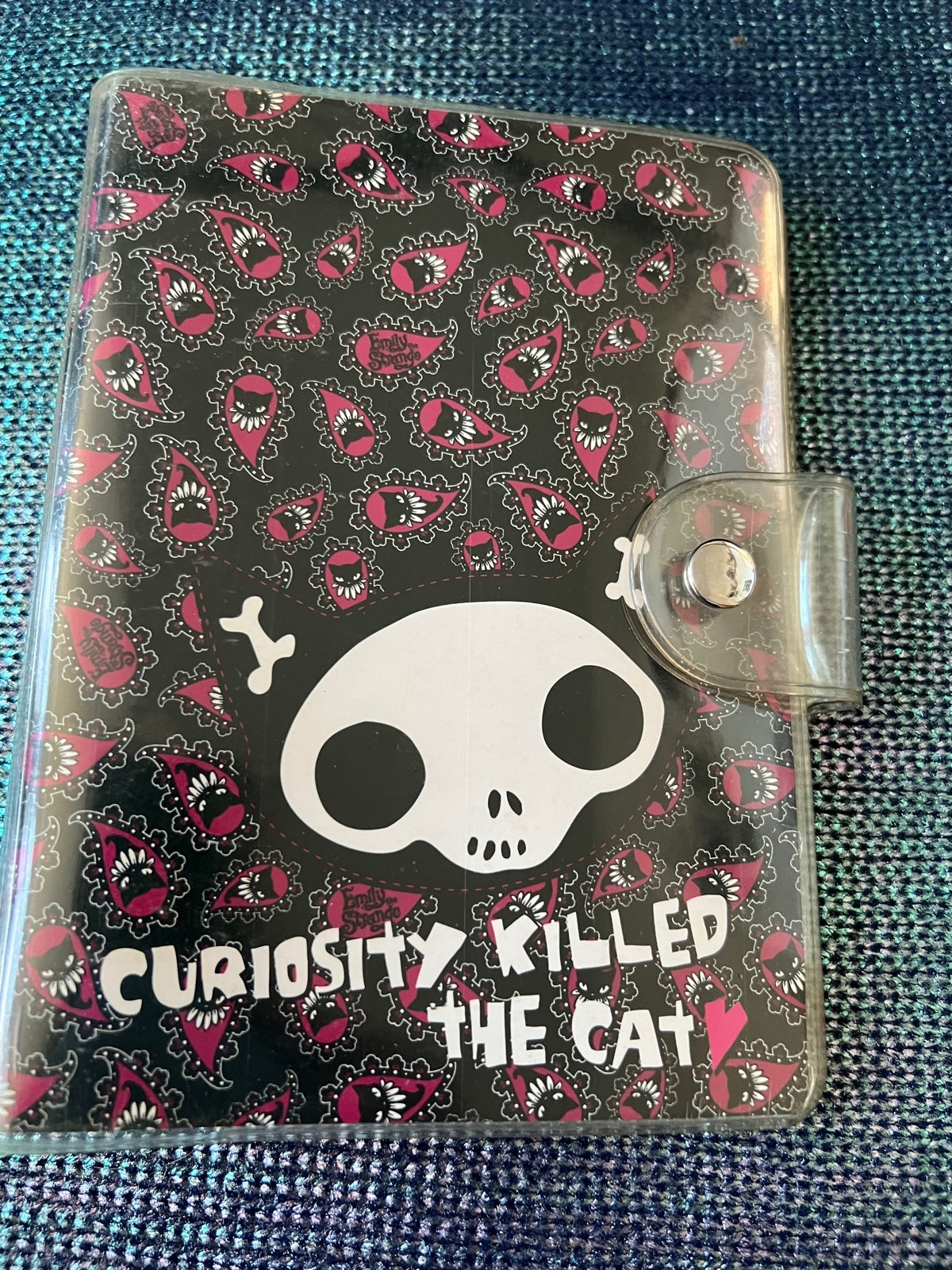 Emily The Strange Skeleton Cat Planner/Organizer Very RARE!