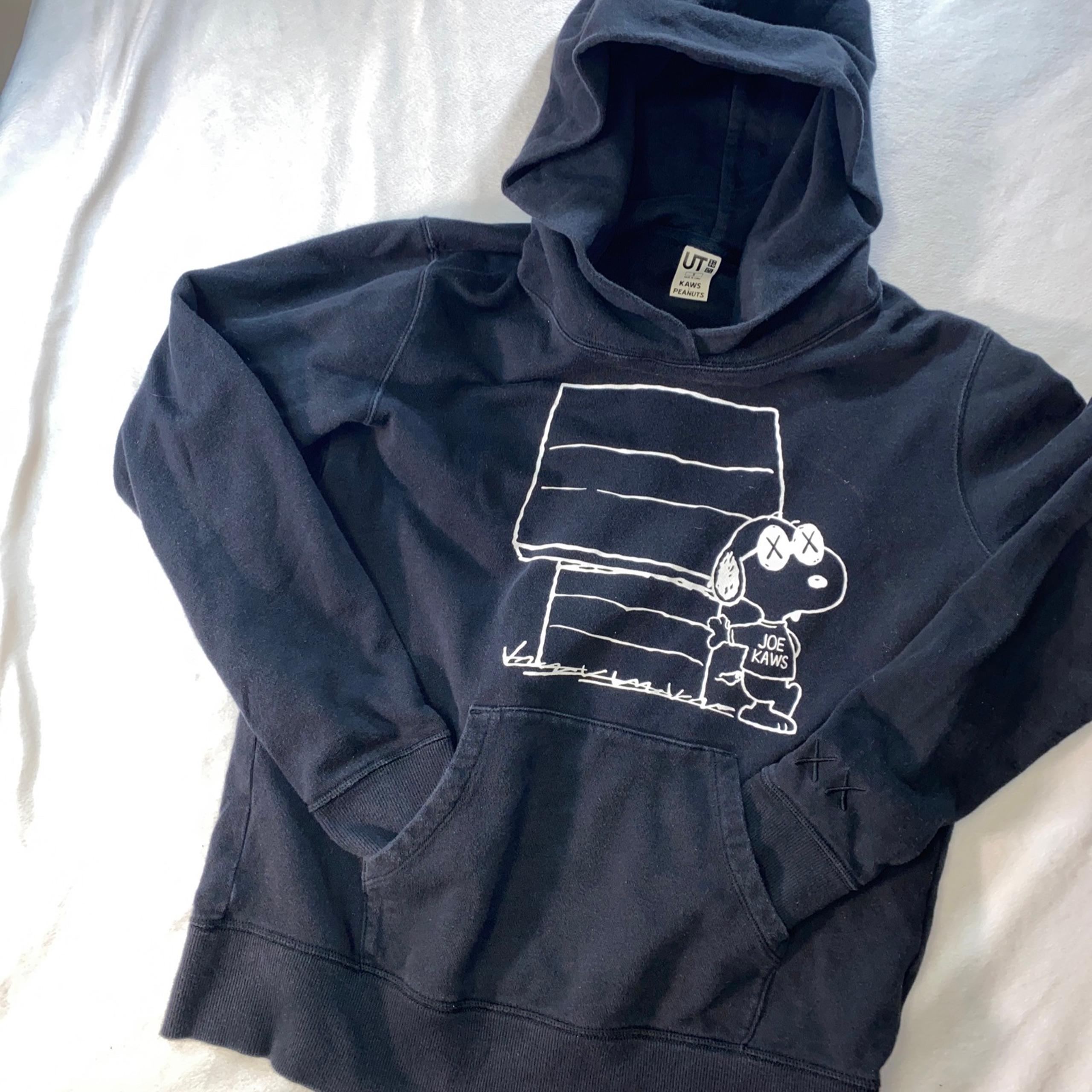 Uniqlo Hoodie UT Kaws Peanuts Sweatshirt Small Snoopy Cartoon Collab Streetwear