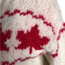 Handknit Canada Maple Leaf Sweater