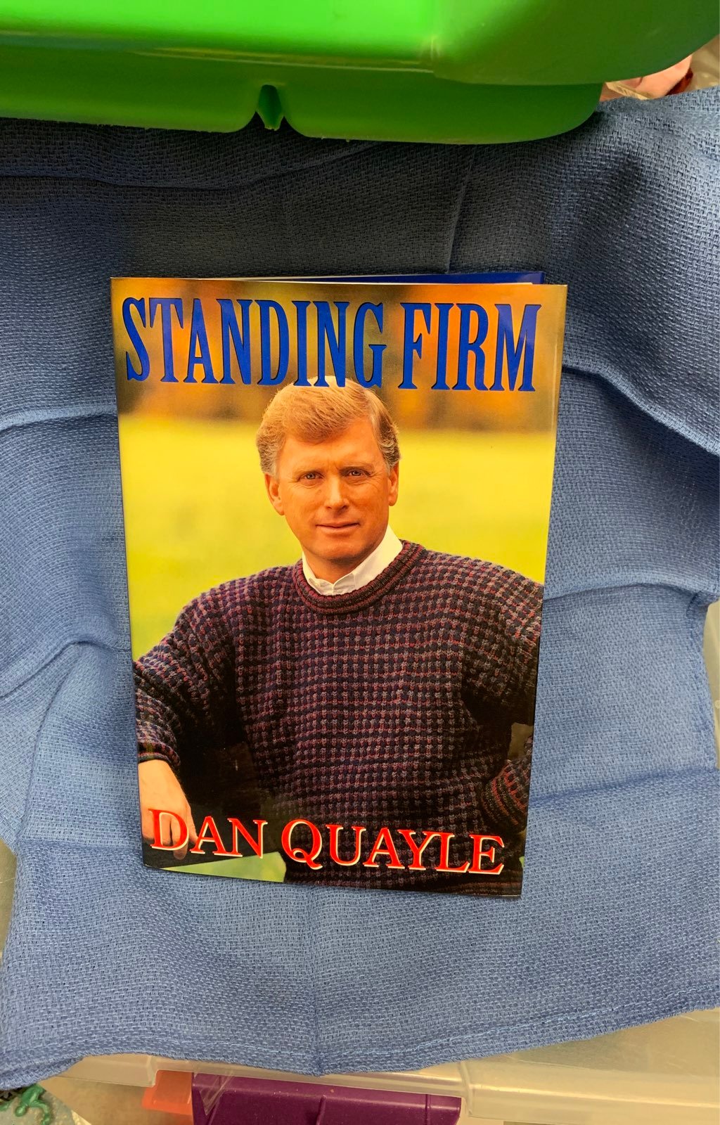 Dan Quayle Standing Tall Signed 1st Ed