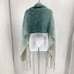 MER SEA Classic Chunky Oversized Fringe Shawl Wrap Bohemian Festival Green 76x20