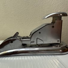 Vintage Bates Mercury Jr. stapler, 1950s, mid century modern, mcm