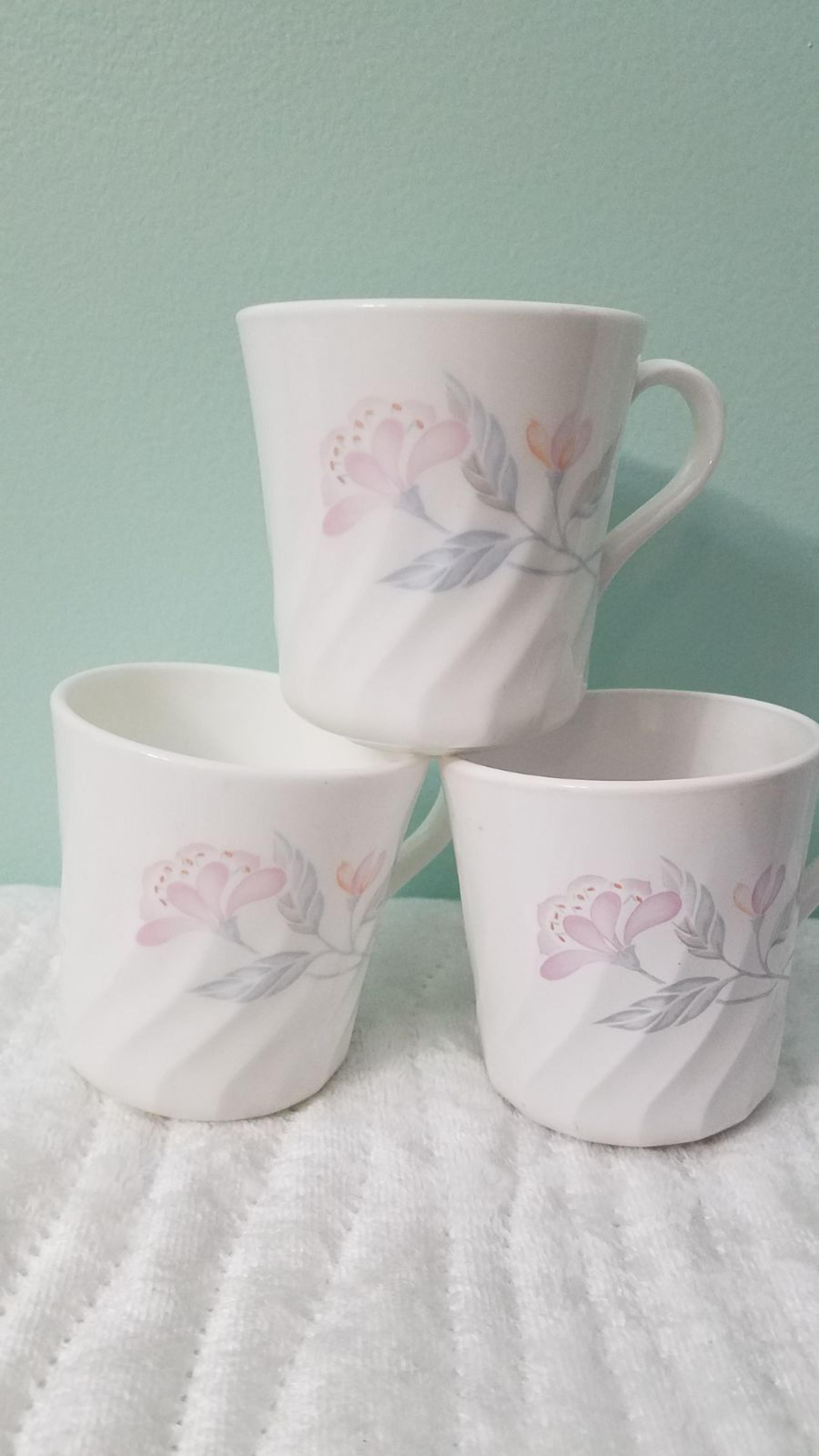 Corelle by Corning "Pink Trio" Set of 3