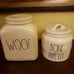 2 Rae Dunn Dog Canisters