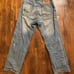 Akademiks Vintage Unseen Forces Front Print Baggy Jeans Distressed Size 34x32