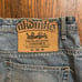 Akademiks Vintage Unseen Forces Front Print Baggy Jeans Distressed Size 34x32