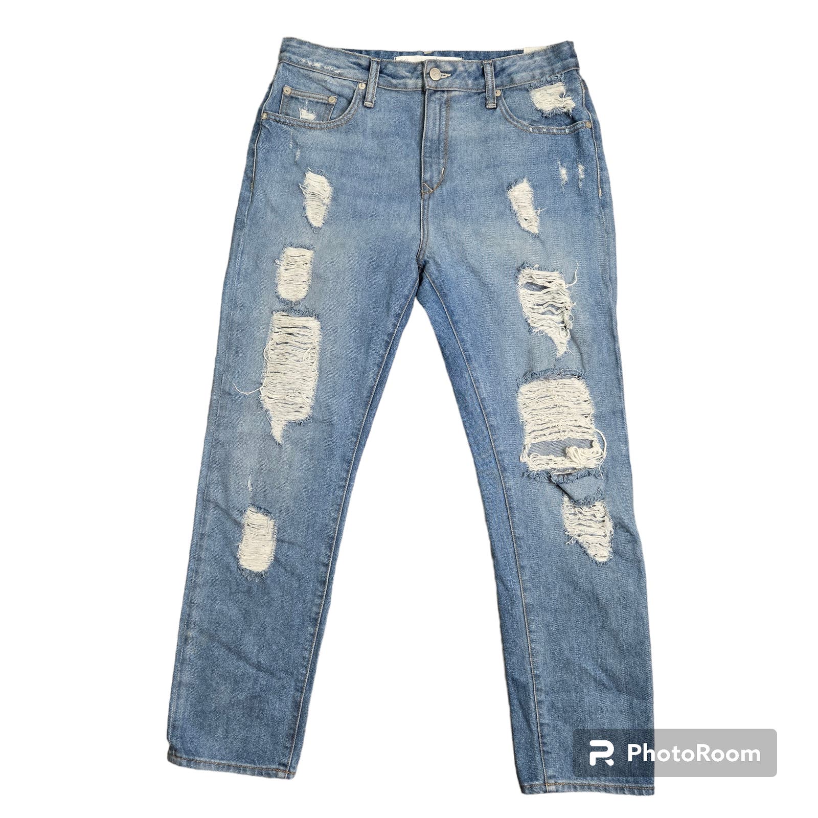 Lovers + Friends Jeremy Destroyed Boyfriend Jeans