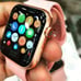 rosegold smartwatch ios android galaxy