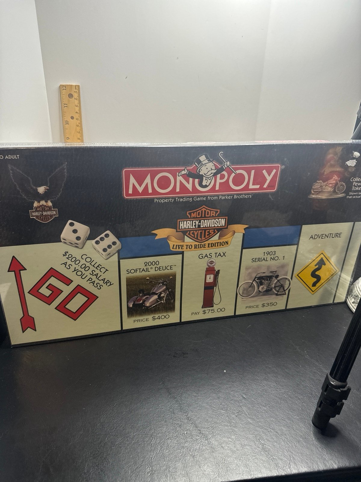 Vintage Monopoly Harley-Davidson Live to Ride Edition Board Game 2000 Sealed
