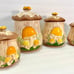 Vintage mushroom canisters - Mushroom decor
