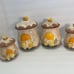 Vintage mushroom canisters - Mushroom decor