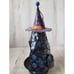 Halloween black cat tealight candle holder Witch hat unique
