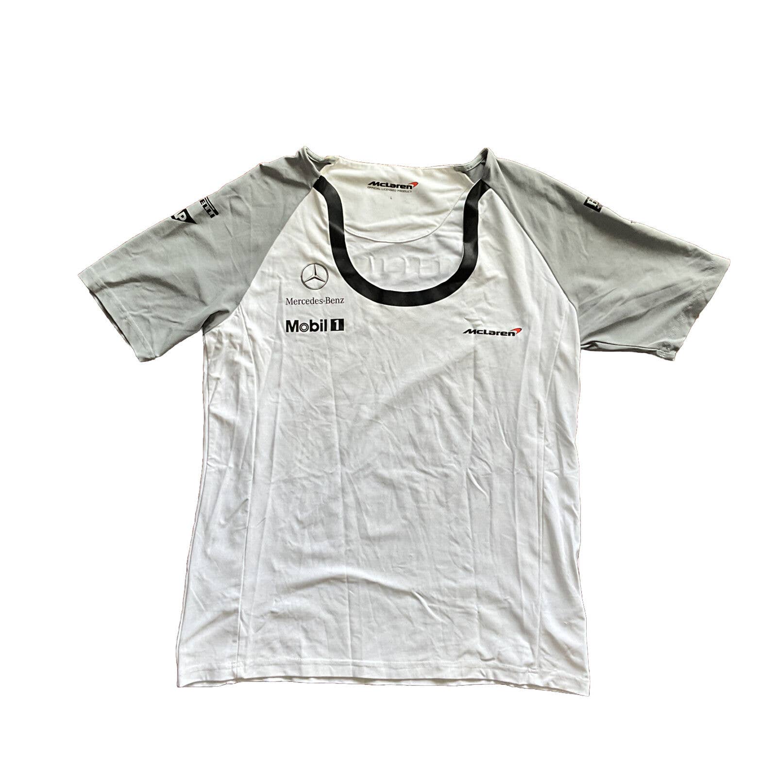 Vodafone McLaren Mercedes-Benz Size L Team Woman’s Shirt Formula 1 F1 Hamilton
