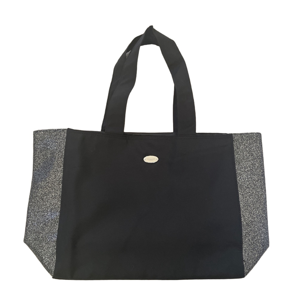 Coach Black Silver Tote Bag