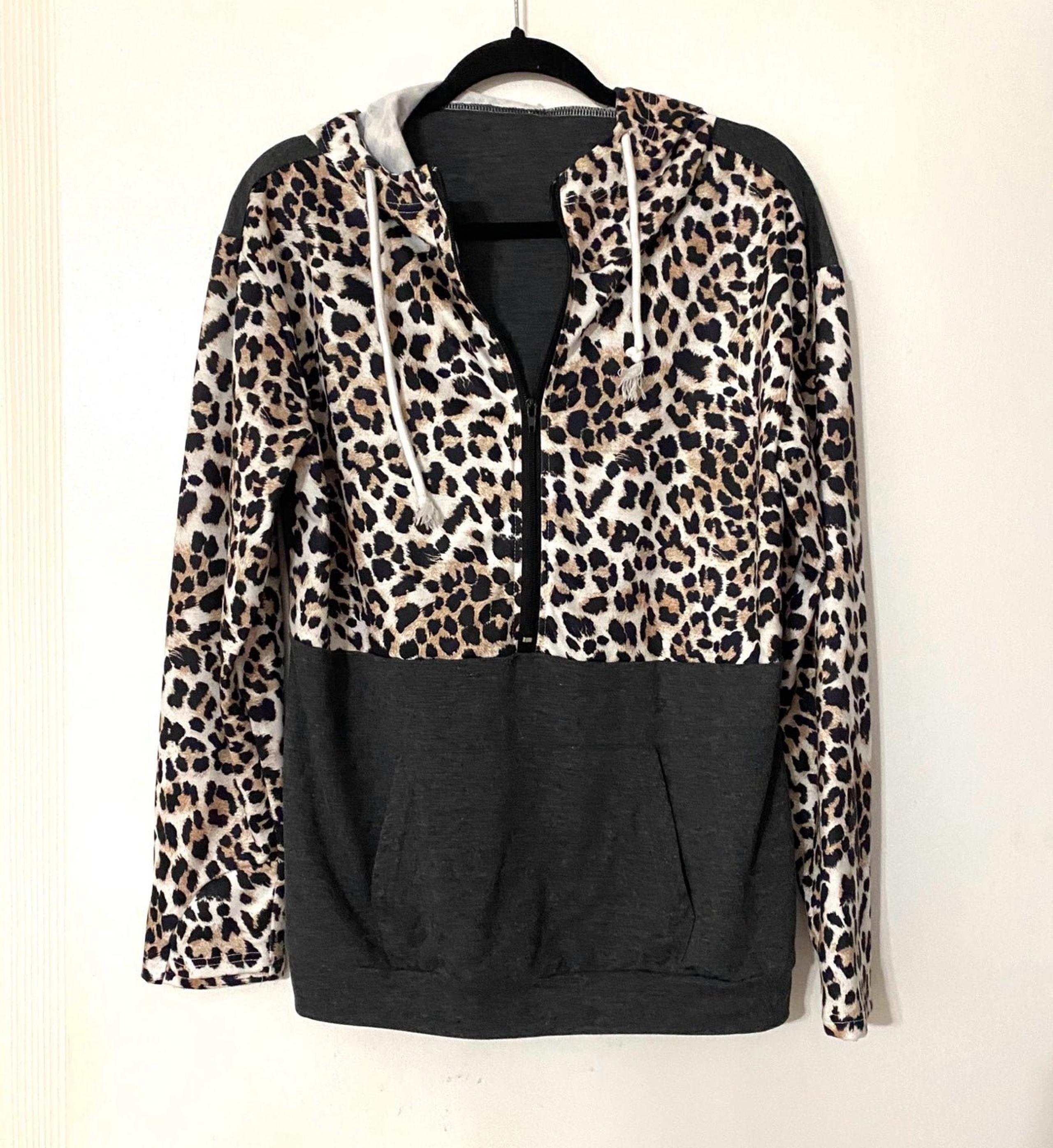 Animal Print Hoodie