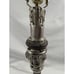 Vintage Candlestick Silver Tone Table Lamp#38