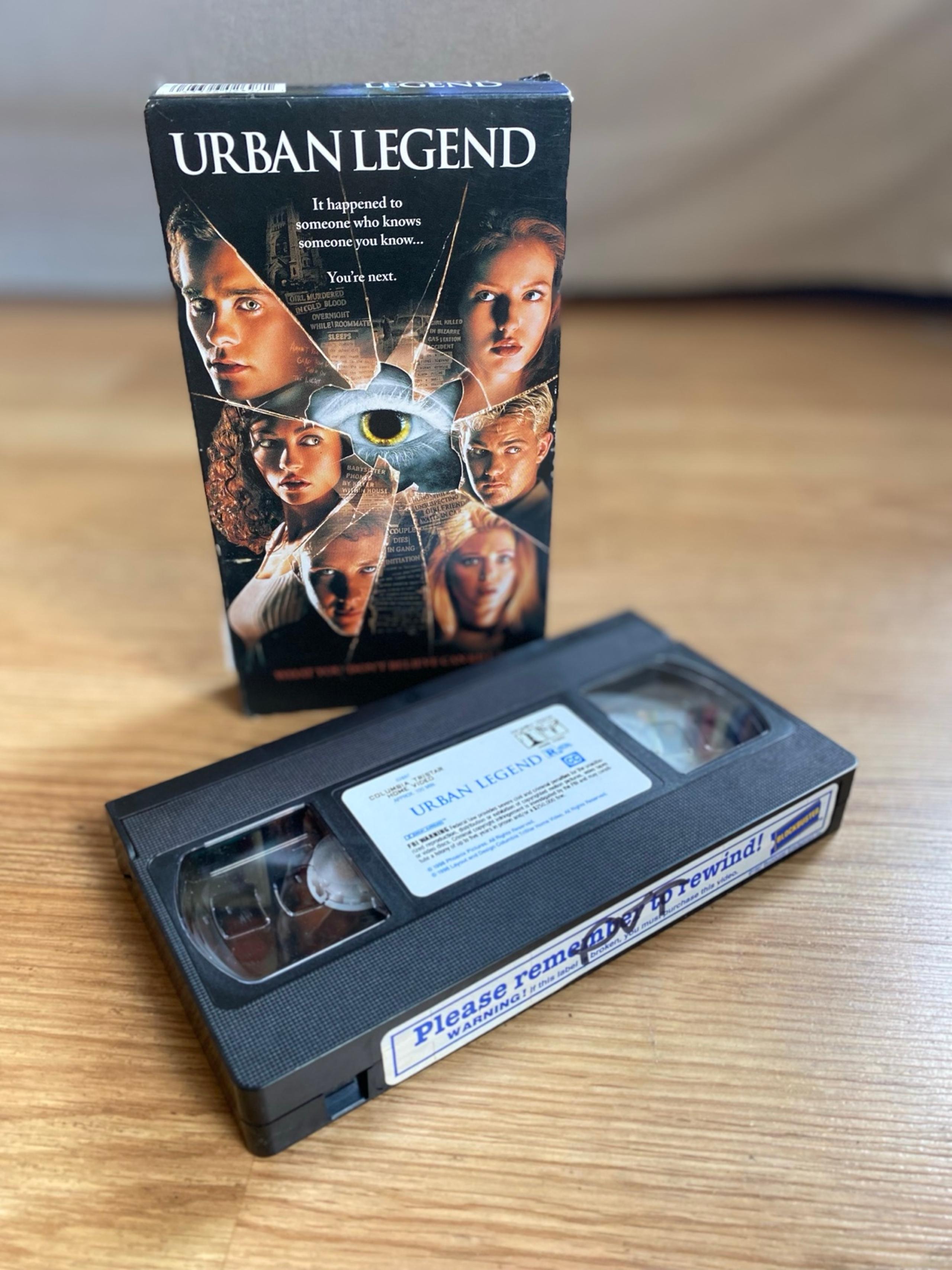 URBAN LEGENDS - VHS 1998 featuring Jared Leto, Alicia Witt, Rebecca Gayheart