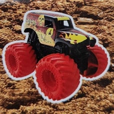 Monster Jam Mini Fire Grave Digger Series 7