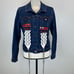 Adorned Crown Textile custom altered denim jacket Ibiza dreams size medium