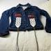 Adorned Crown Textile custom altered denim jacket Ibiza dreams size medium