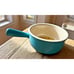 Le Creuset Stoneware French Onion Soup Bowl w/handle 450ml Turquoise NEW