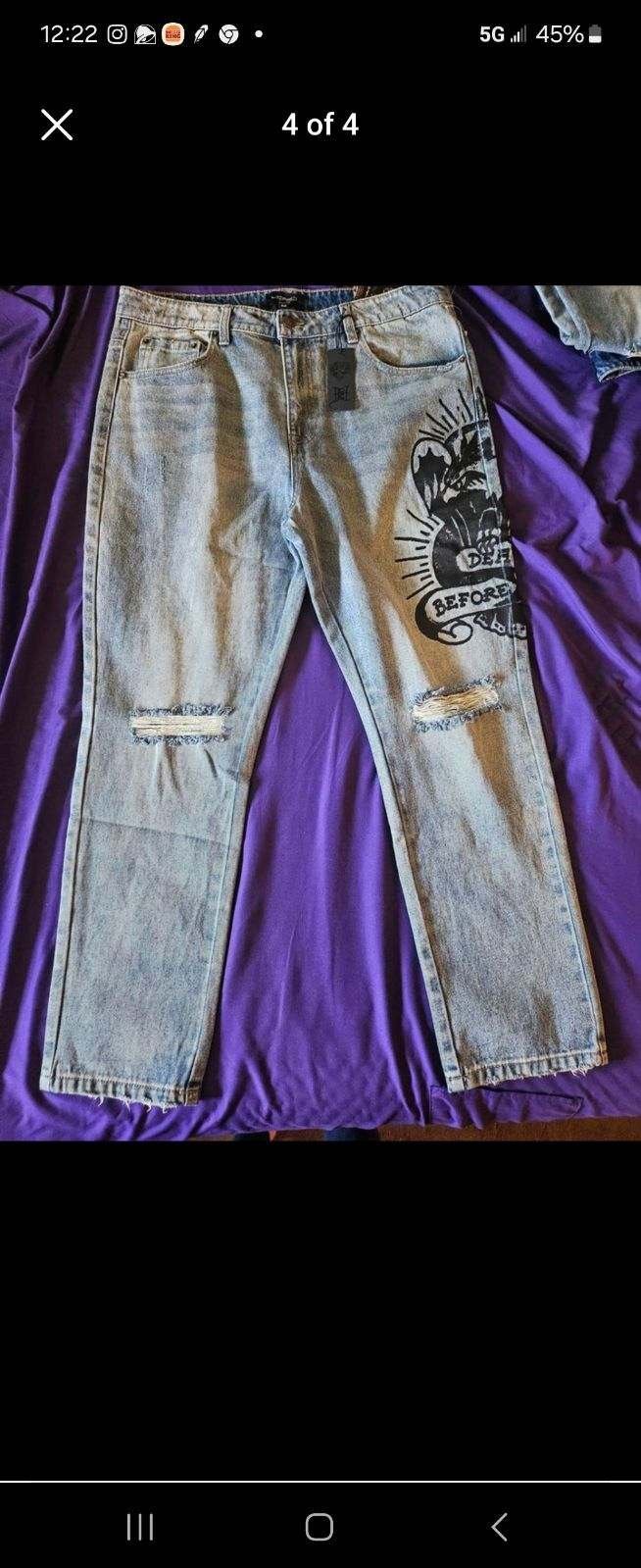 ED HARDY MENS JEANS BRAND NEW