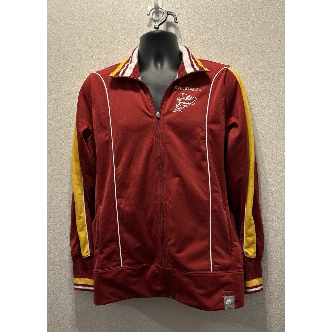 Vintage Iowa State Cyclones Full Zip Nike Jacket Size XL Old School
