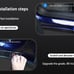 NEW 4PCS Tesla Model Y 2020-2022 Door Sill LED Protector Illuminated Front/Rear