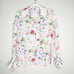 Maison Stella & Suzie Women's Shirt Top Floral Button Down Balloon Sleeve 38