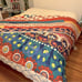 Anthropologie Artisan By Thalia Quilts Multi Color Reversible Queen Bedspread