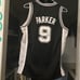 NBA Adidas Youth Sz L(14/16) San Antonio Spurs #9 Tony Parker Sewn Jersey
