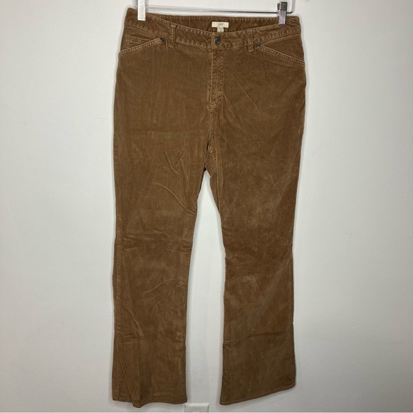 J. Jill camel colored corduroy stretch pants size 8