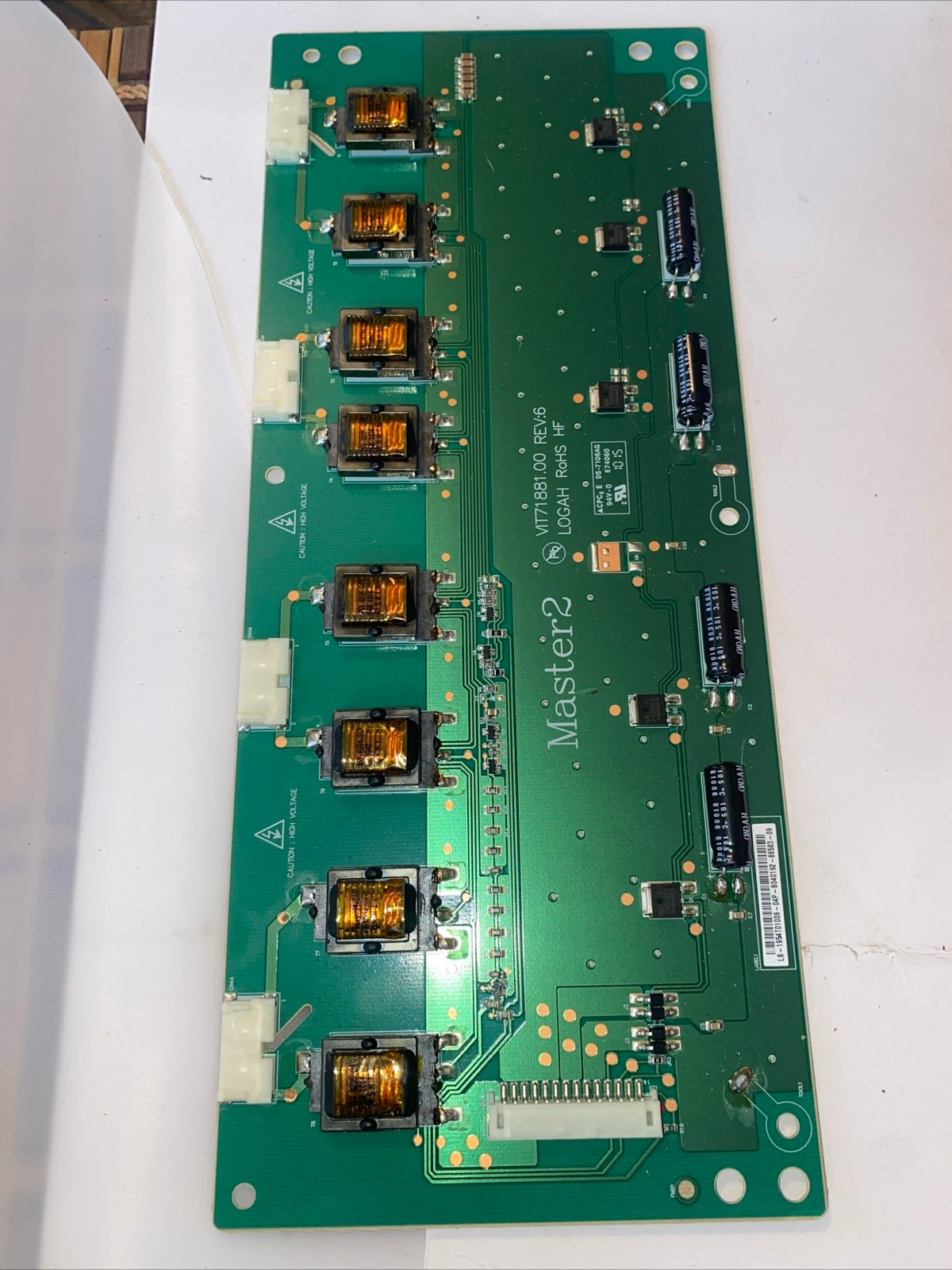TOSHIBA 55G300U Master2 Backlight Inverter VIT71881.00 REV:6