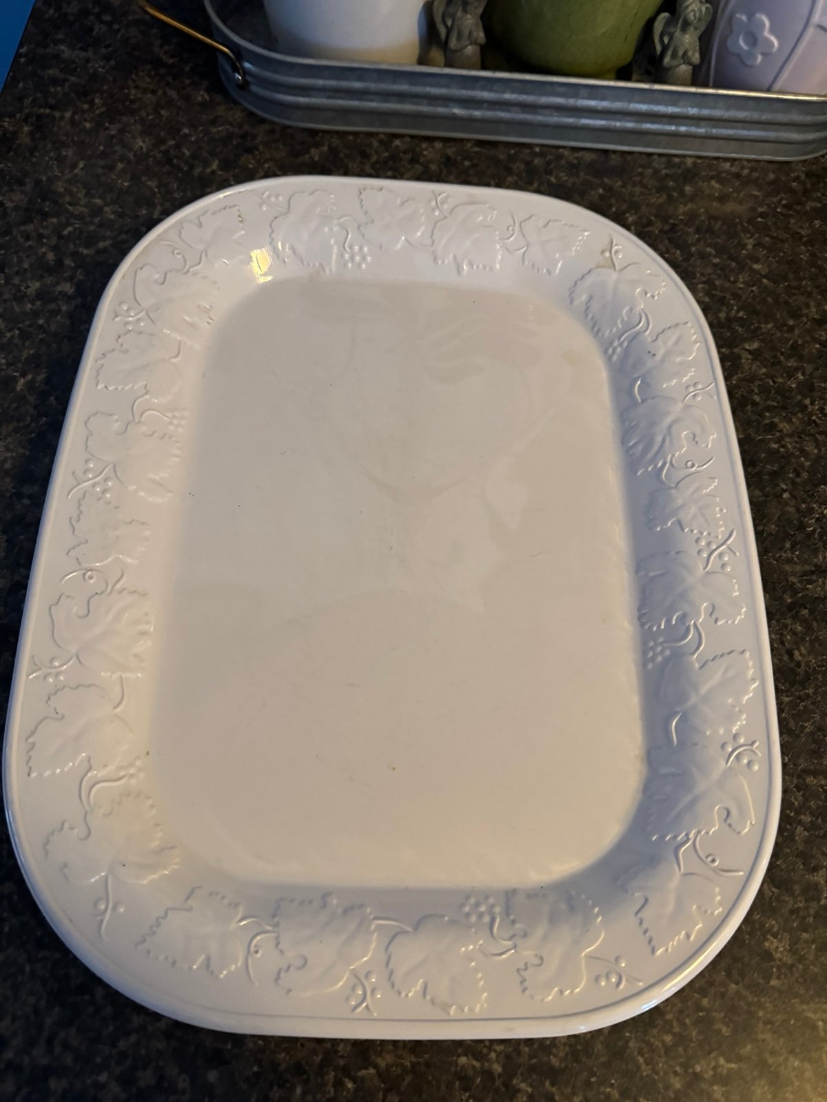 Vintage Corning ware platter