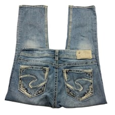 Silver Jeans Suki Mid Capri Stretch 27
