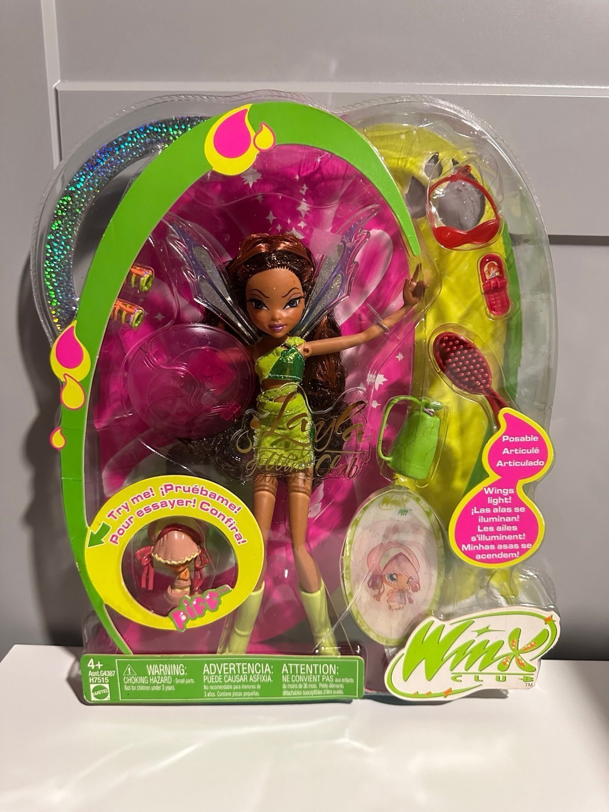 Mattel Winx Club Layla & Piff Magic Doll