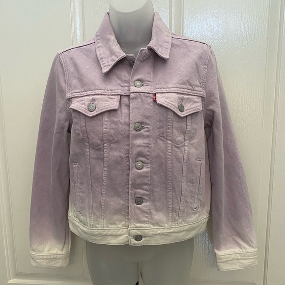 LEVI’S Purple Ombré Denim Jacket S