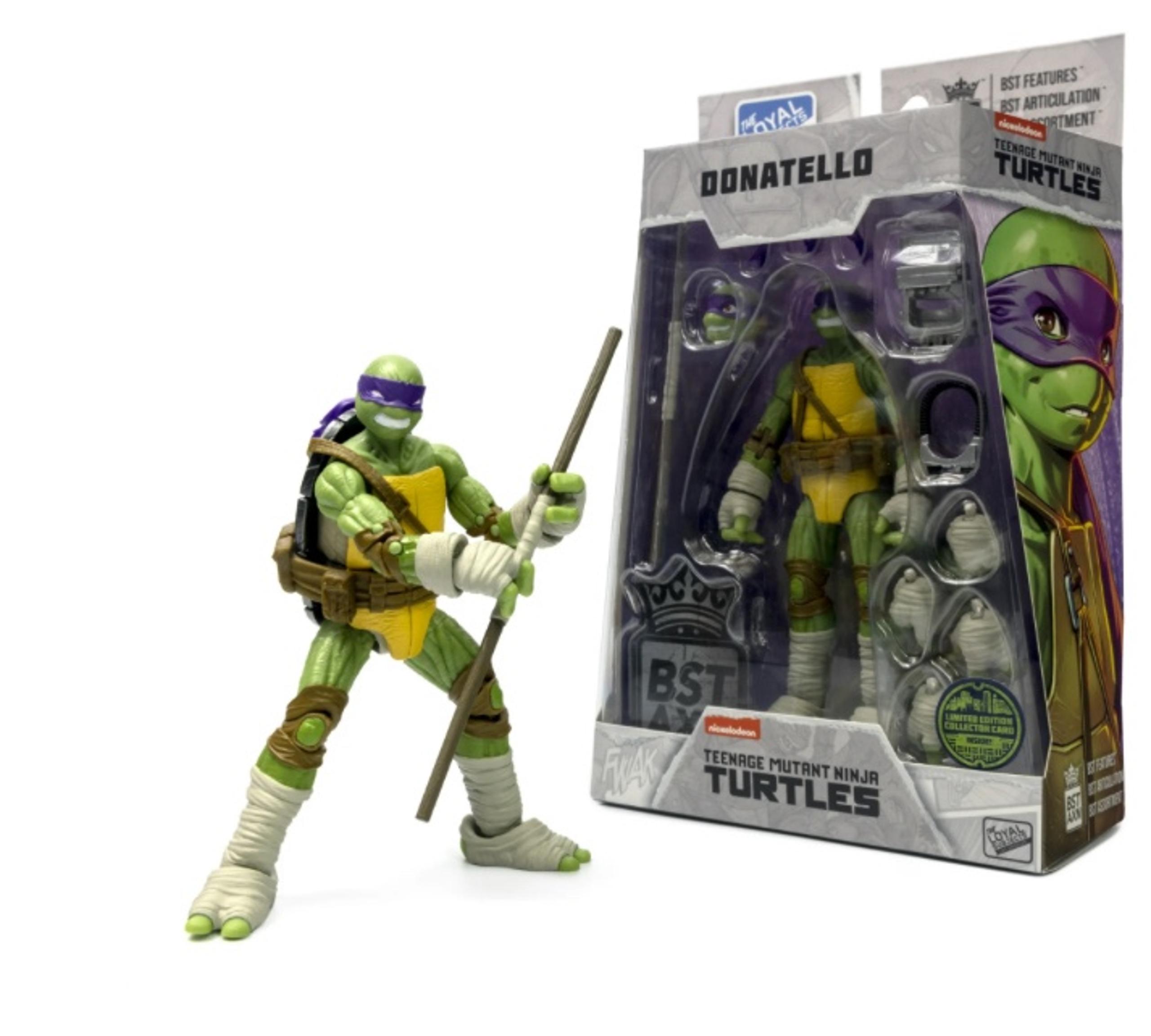 THE LOYAL SUBJECTS TEENAGE MUTANT NINJA TURTLES BST AXN ACTION FIGURE DONATELLO