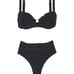 ViX by Paula Hermanny Women's Black Scales Nissi Bikini Top, Size Small, 128