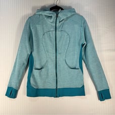 Lululemon Athletic Scuba Hoodie Full-Zip Thick Cotton Sweatshirt Women’s Size 6