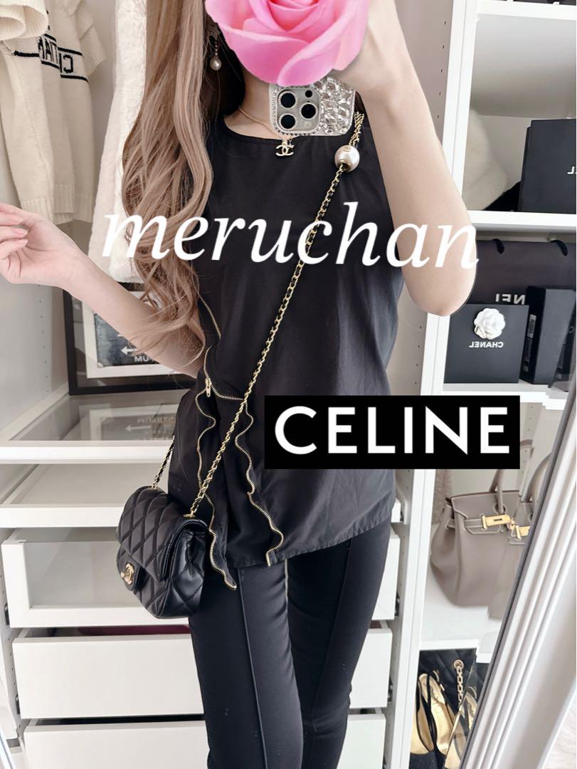 CELINE♡ Design Top, Sleeveless Blouse, Women's Tops